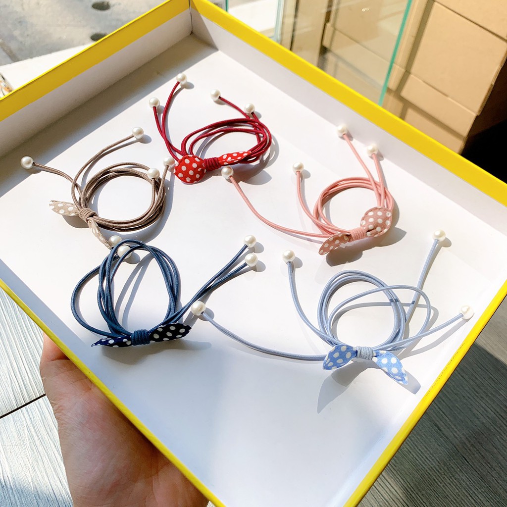 (MÀU NGẪU NHIÊN) DÂY BUỘC TÓC NỮ HÌNH DỄ THƯƠNG