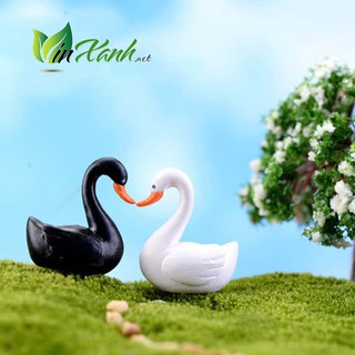 Phụ kiện Thiên Nga - trang trí tiểu cảnh, hồ cá, terrarium