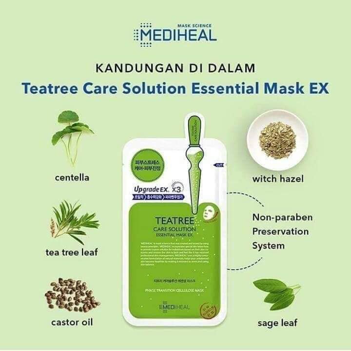 Mặt nạ giấy Mediheal Tea Tree Care Solution Essential Mask EX