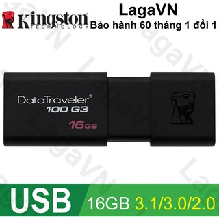 Usb kingston 16gb 3.0 data traveler dt 100 g3