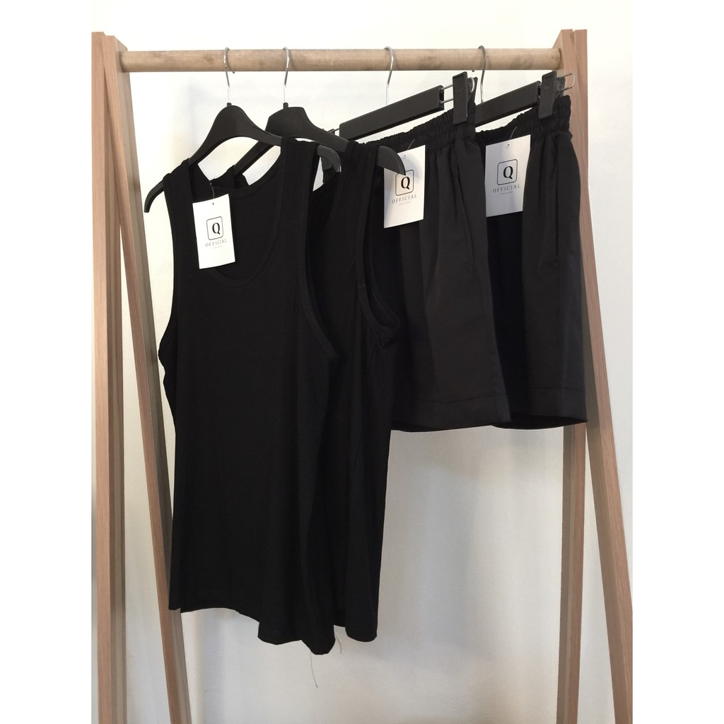Áo Ba Lỗ Cotton Tăm Zip 100% hàng thiết kế Nam Nữ Big Size 80kg