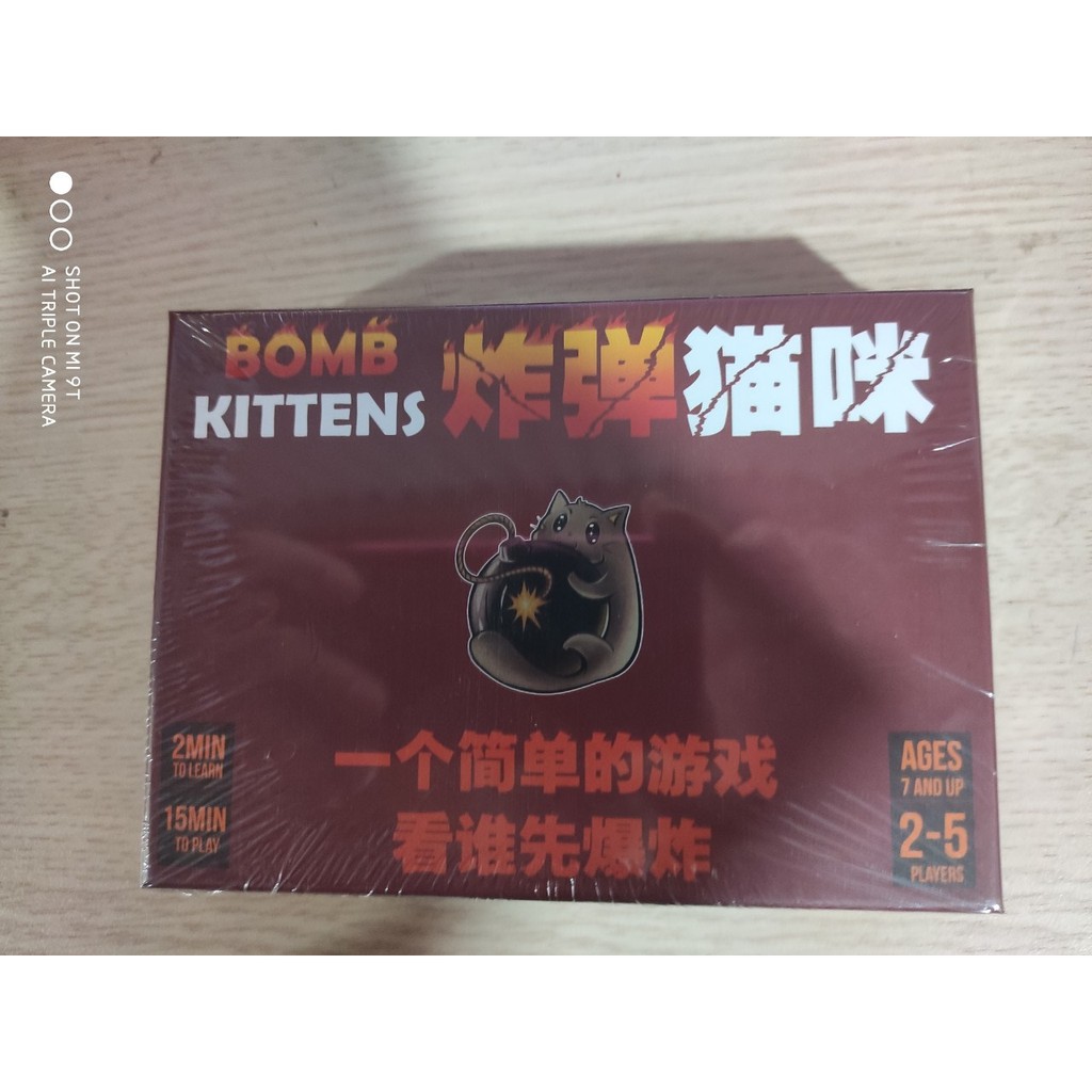 Mèo Nổ Exploding Kittens Song Ngữ Tiếng Anh - Trung Giá Rẻ