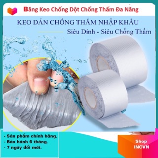 Băng keo siêu dính đa năng , chống thấm ,dán tường,dán mái tôn, dán tất cả mọi vật dụng gia đình loại 1 xịn