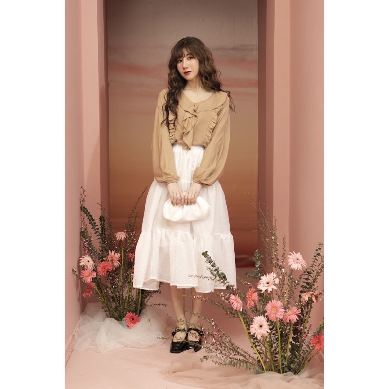 Chân váy organza Petbychang