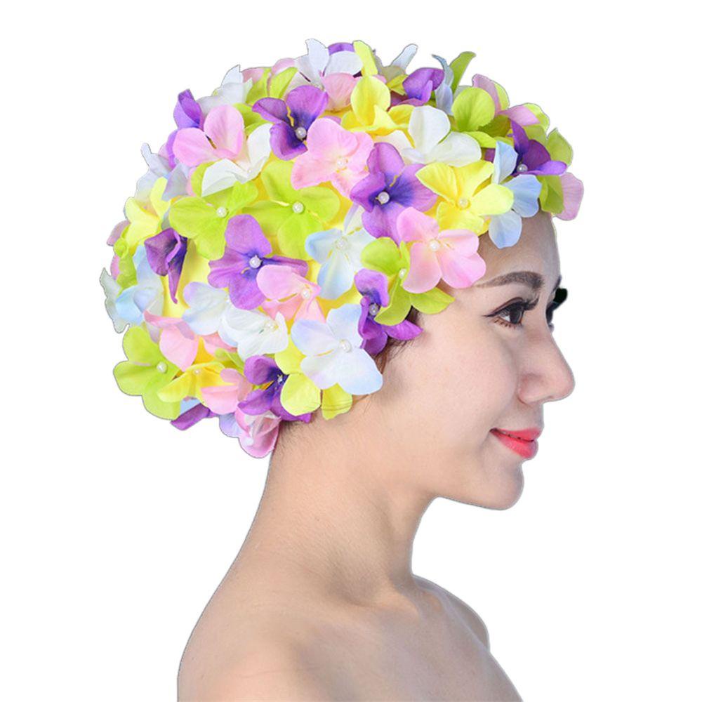 Mũ Bơi Thoáng Khí Free Size Phong Cách Cổ Điển Cho Nữ