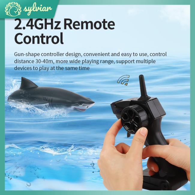 Thuyền Điều Khiển Từ Xa 2 Trong 1 Tốc Độ Cao 2.4g