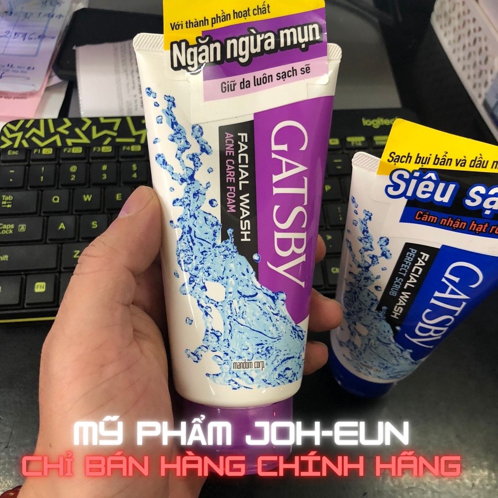Sữa Rửa Mặt Gatsby Dạng Hạt Sạch Bụi Bẩn & Dầu Nhờn/ Ngăn Ngừa Mụn 130gr