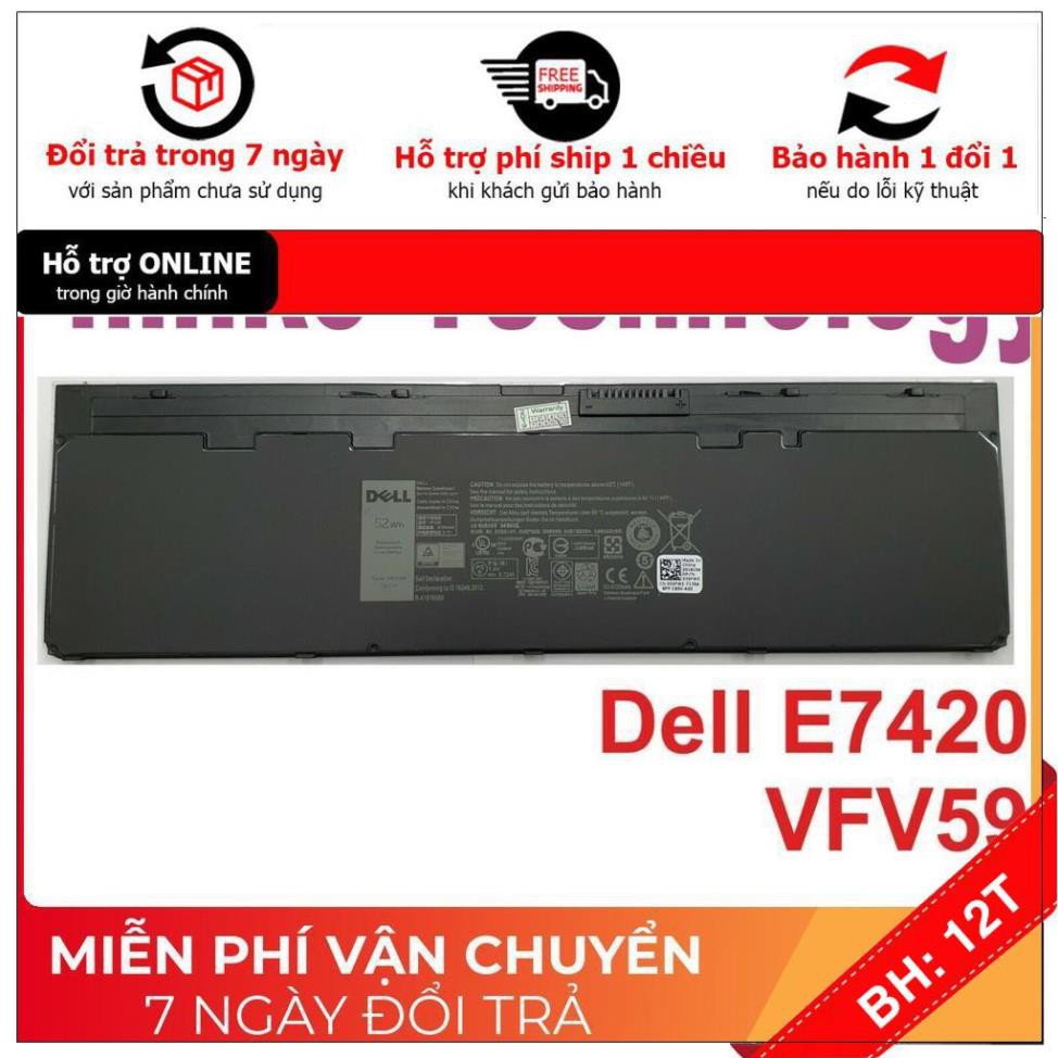 [BH12TH] . ⚡️[. 52w] Pin laptop Dell Latitude E7240 E7250 WD52 P22S GVD76 VFV59 J31N7