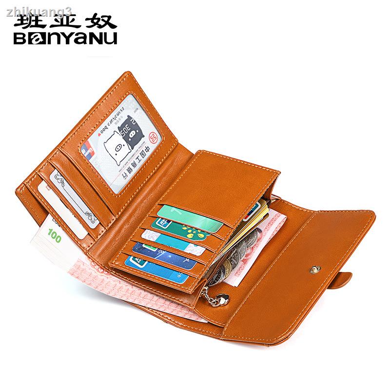 Ví Ngắn Dạng Gập Chất Lượng Cao Cho Nữ