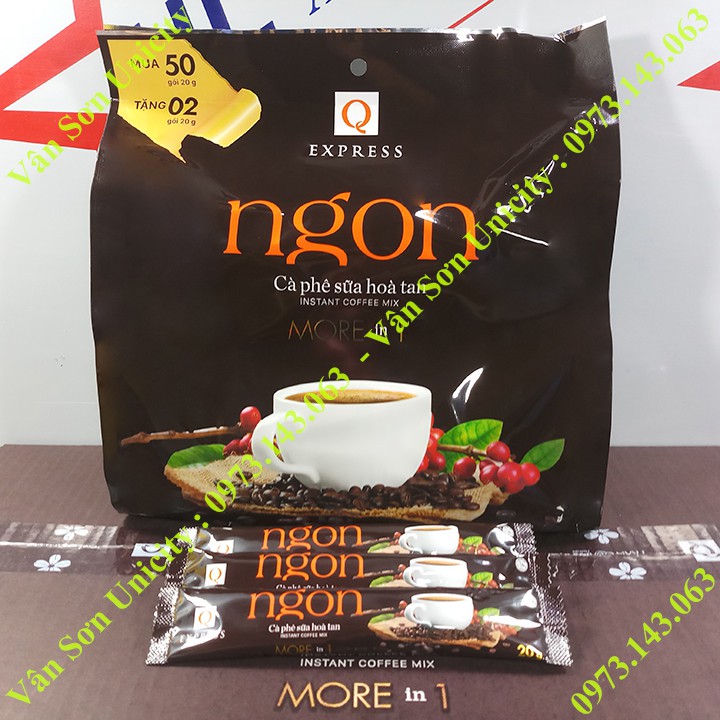 Cà phê Q Express Ngon 52 gói