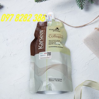 Kem Hấp Ủ Xả Phục Hồi Tóc Collagen Karseell Maca 500ML