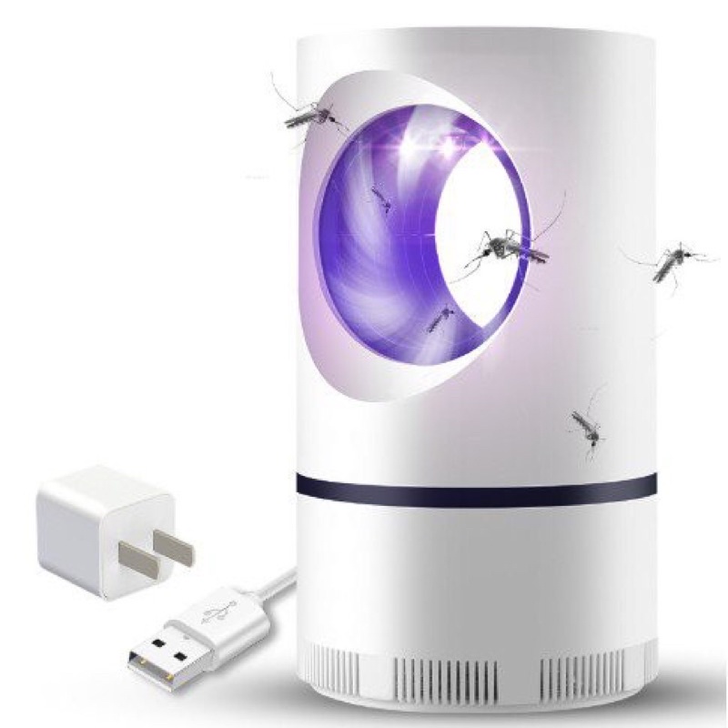 Đèn Bắt Muỗi ⚡𝑭𝑹𝑬𝑬 𝑺𝑯𝑰𝑷⚡Hình Trụ Cổng USB, Kiểu Dáng Siêu Đẹp, Máy Bắt Muỗi Thông Minh Công Nghệ Đèn Led