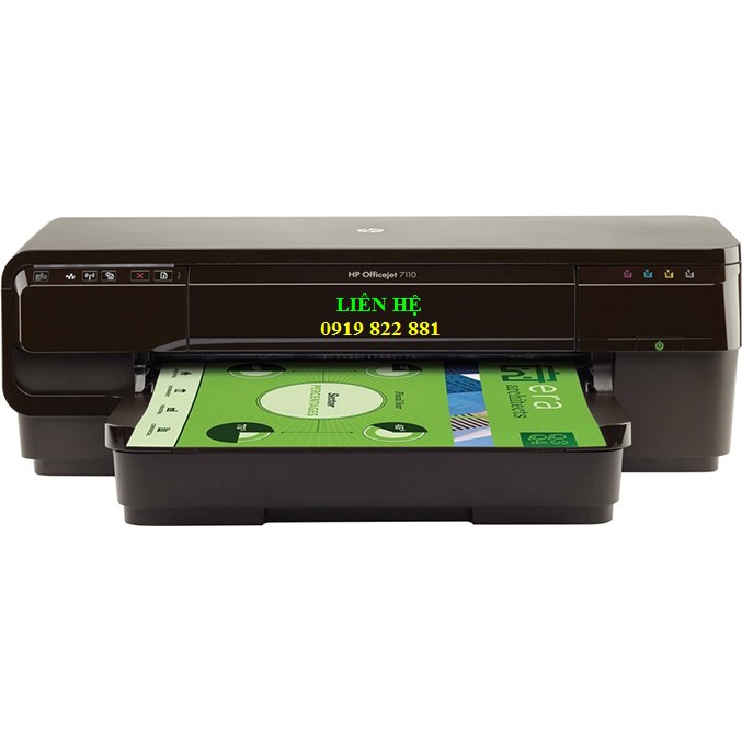 Máy in phun màu A3 HP Officejet 7110 Wide Format ePrinter (CR768A) in mạng-CHÍNH HÃNG