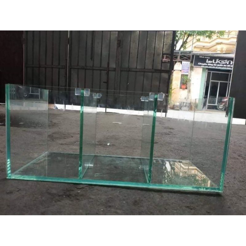 bể cá Betta/ guppy/ bể show kích thước 351515 3 ngăn tháo lắp kính 5 việt nhật