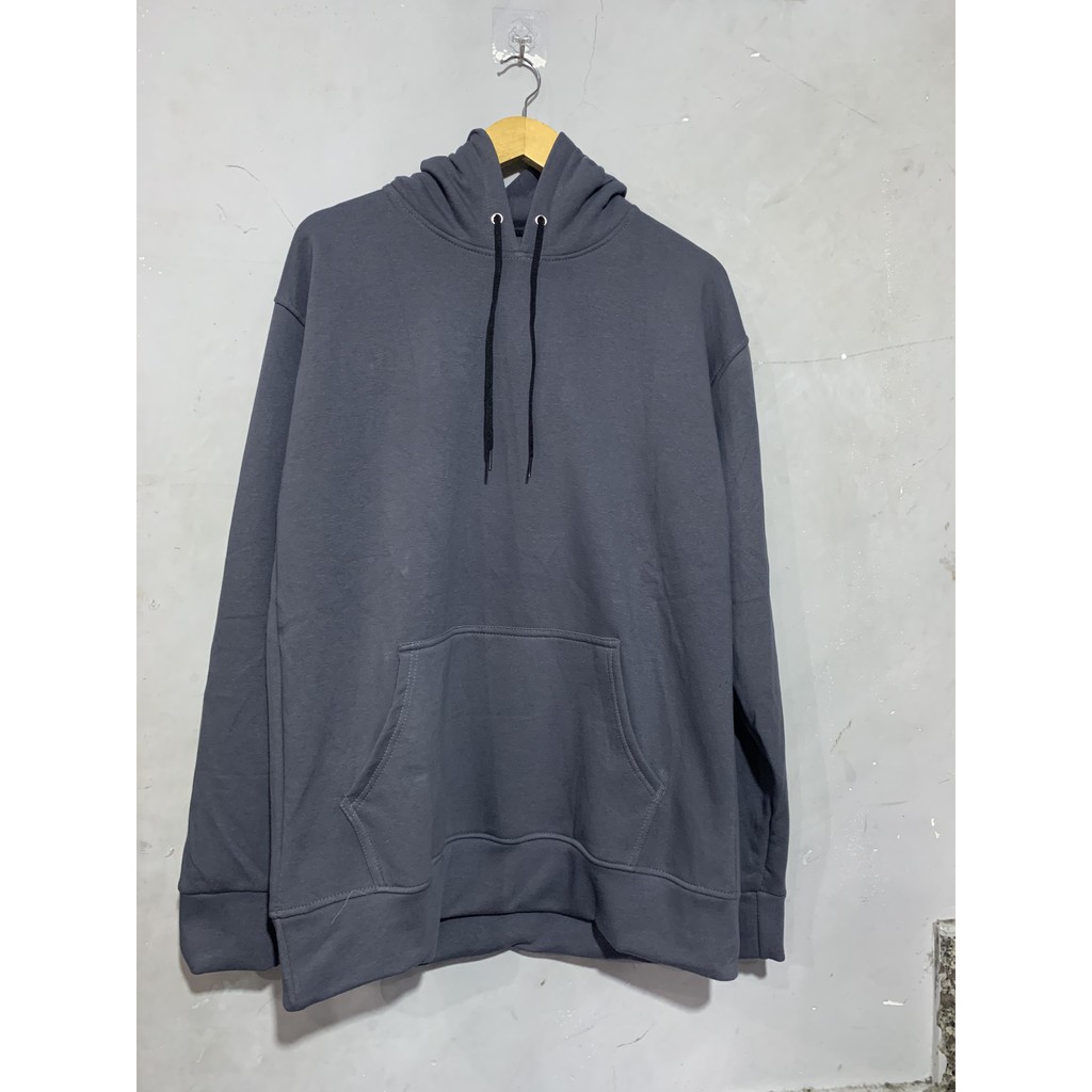 ÁO HOODIE NỈ BÔNG XÁM (Kèm Ảnh thật)