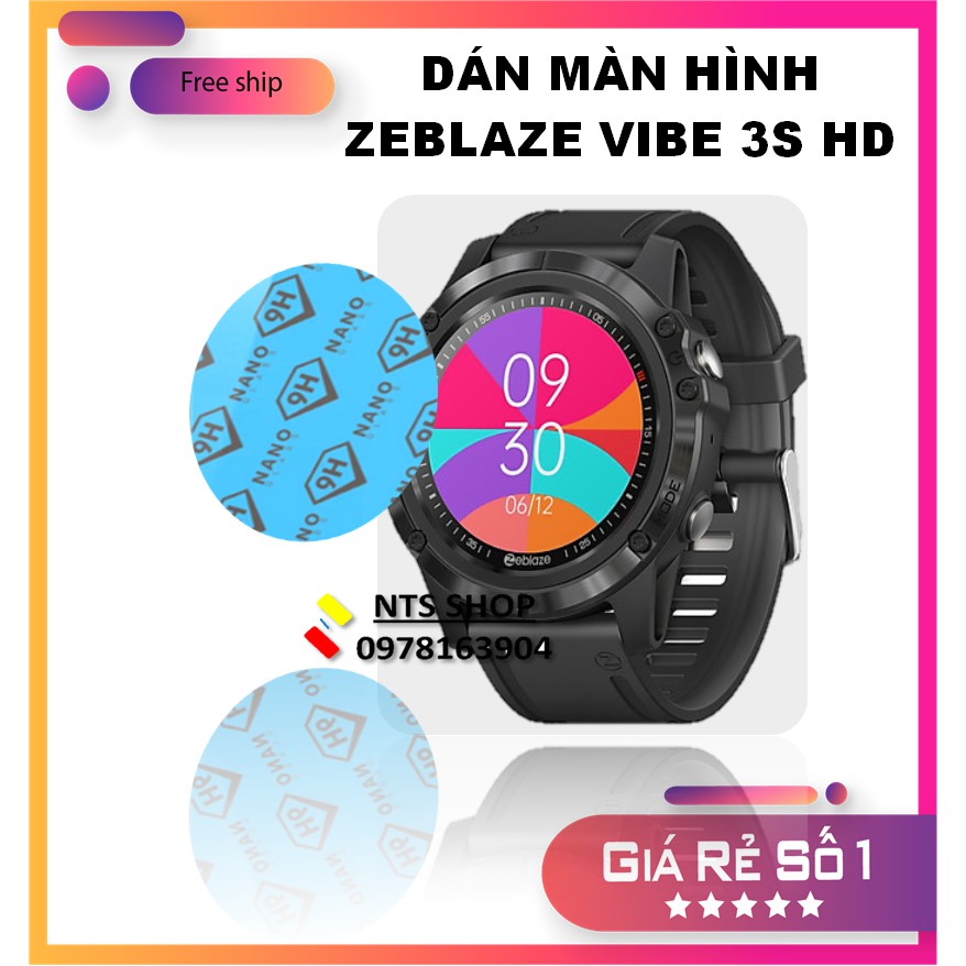 Dán cường lực nano Zeblaze VIBE 3S HD