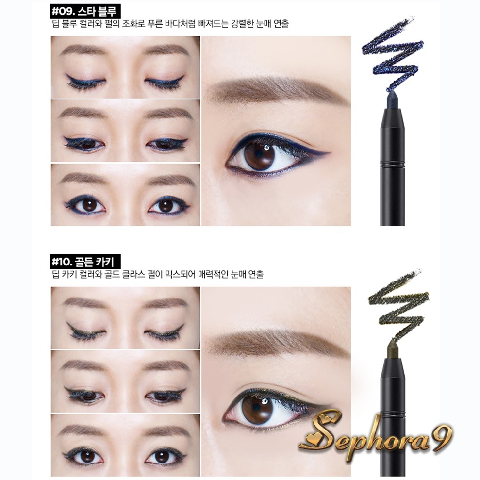 Chì kẻ mắt dễ kẻ siêu xinh G9skin First Auto Gel Eyeliner G9 Skin bền màu 01-10 | BigBuy360 - bigbuy360.vn