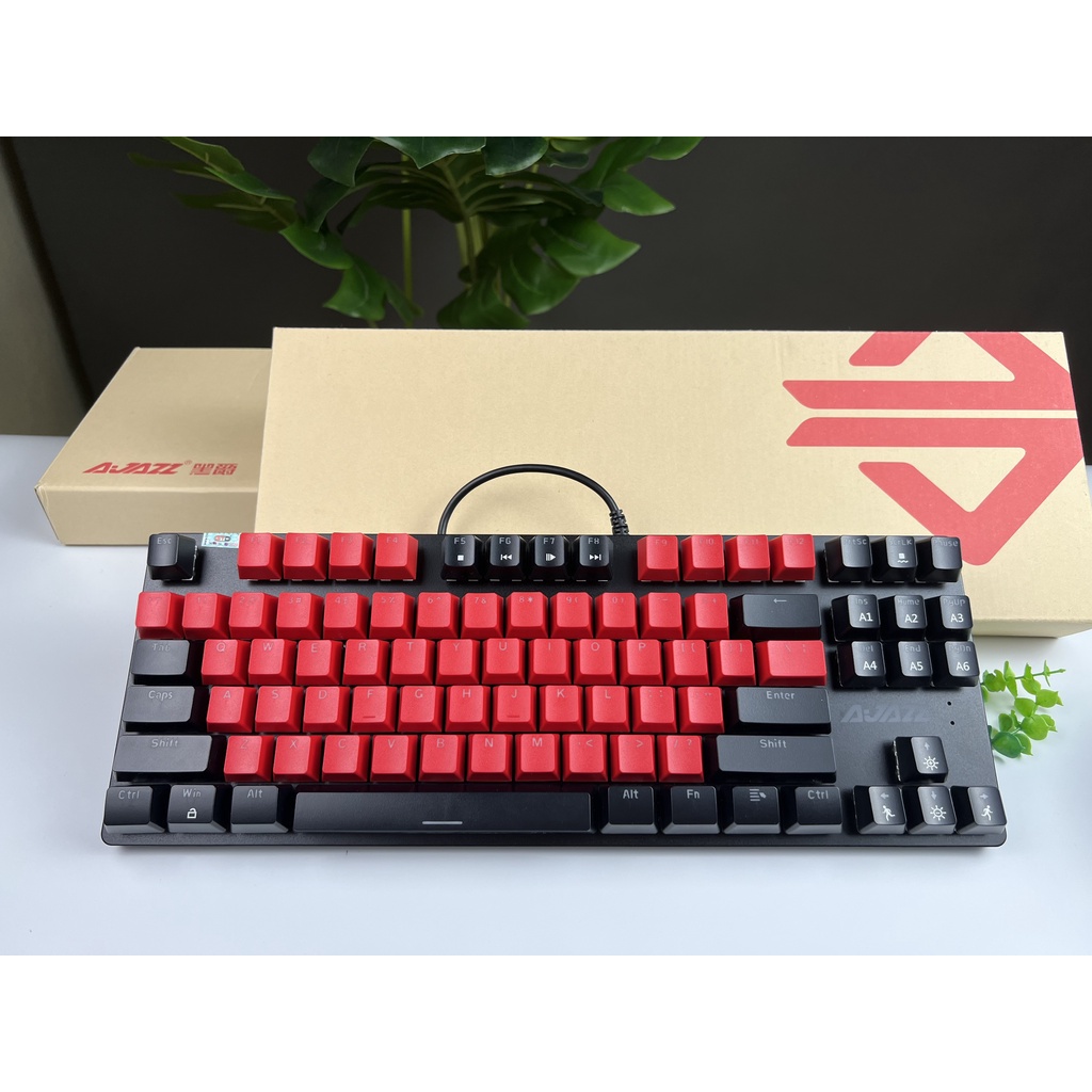 Bàn phím cơ AJAZZ AK40 multi LED red blue brown Switch chính hãng ajazz - Bảo hành chính hãng 24 tháng toàn quốc