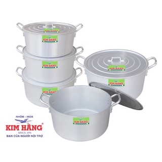 Nồi nhôm cao cấp kim hằng - nồi bộ 3 cái, 5 cái.