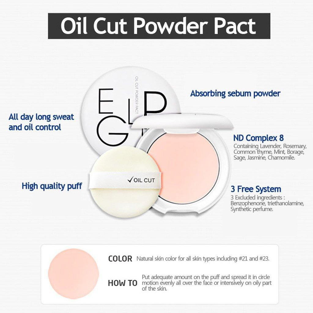 [Vỏ Trắng] PHẤN NÉN KIỀM DẦU EGLIPS OIL-CUT POWDER PACT 8G