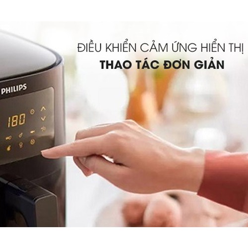 Nồi Chiên Không Dầu Philips HD9252-90 1400W 4.1 Lít– Chính Hãng Phân Phối – Bảo Hành 24 Tháng