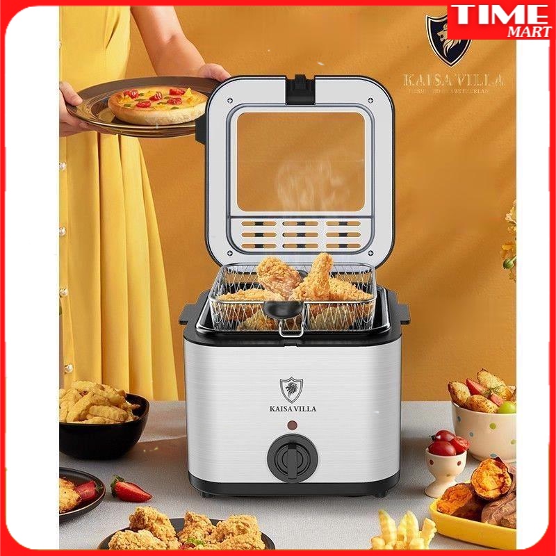 Nồi Chiên ,Hầm Điện Đa Năng 1 Nồi, Bếp Chiên Nhỏ Gia Dụng Đa Năng, Bếp Chiên Gà Nhỏ Tiết Kiệm Dầu Mini, Nhiệt Độ Ổn Định