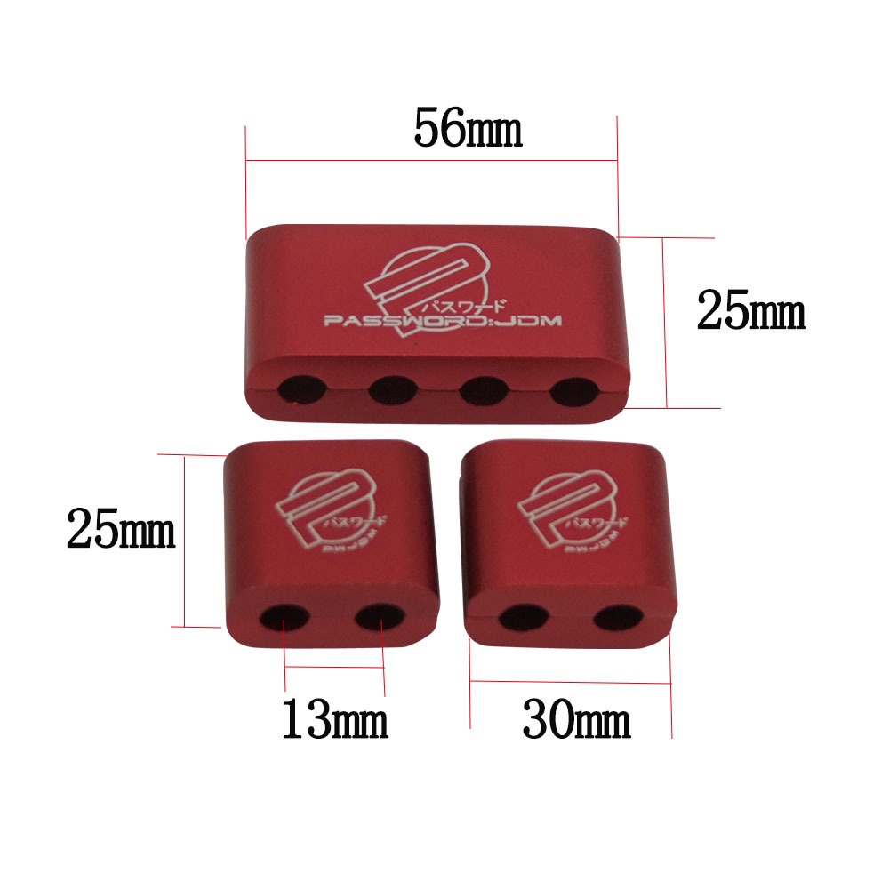 Bộ 3 kẹp dây cáp đánh lửa Jdm Spw có mật khẩu trang trí xe ô tô