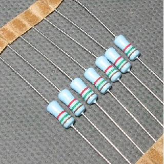 Điện trở vạch màu LSR37 1K5 1.5K 0.5W