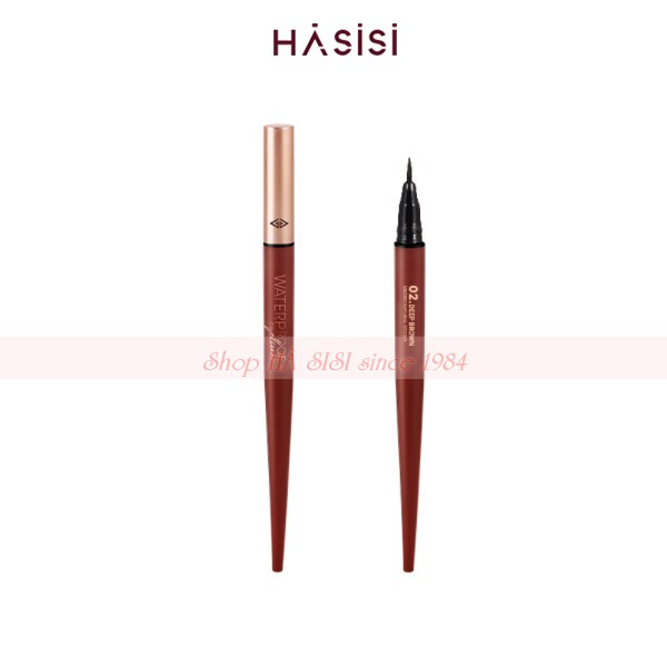 Bút Dạ Kẻ Mắt Nước Siêu Lì VACOSI NATURAL STUDIO WATERPROOF EYELINER (#02- Nâu)