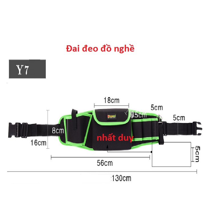 Túi đeo hông _túi đựng đồ nghề_túi đeo hông đeo máy khoan