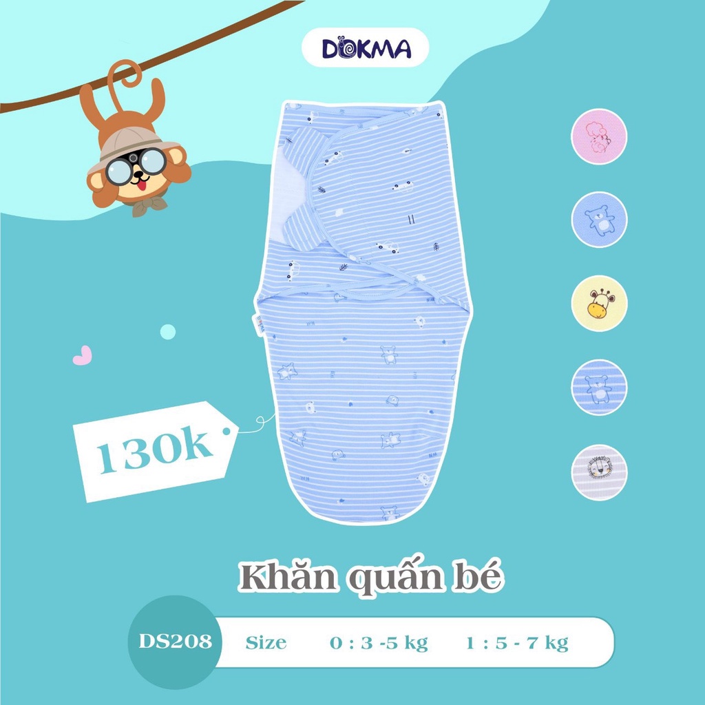 Ủ Kén Cotton Cho Bé Ngon Giấc Dokma