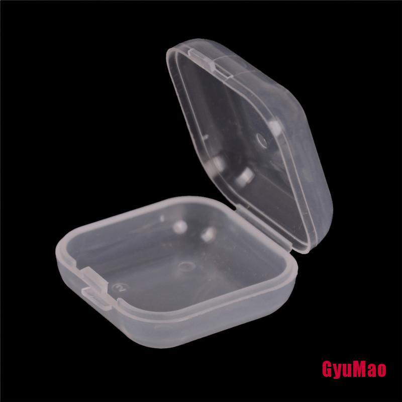 Set 10 Hộp Nhựa Mini Trong Suốt Đựng Trang Sức