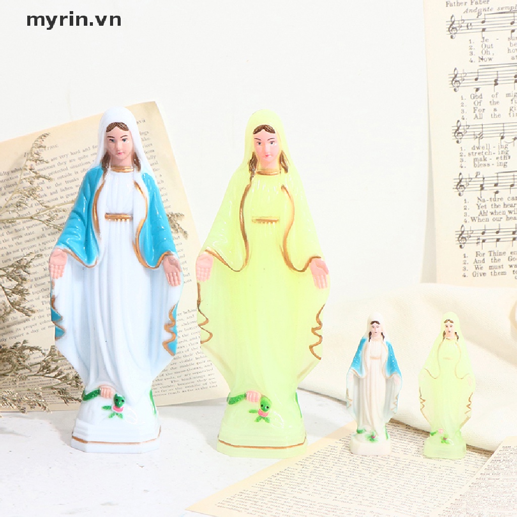 Mô Hình Tượng Công Giáo Mary Đức Mẹ Handmade Trang Trí Nhà Cửa