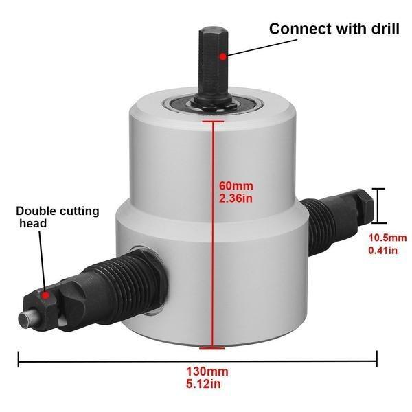 Bộ chuyển đổi máy khoan thành máy cắt tôn,gỗ tiện dụng