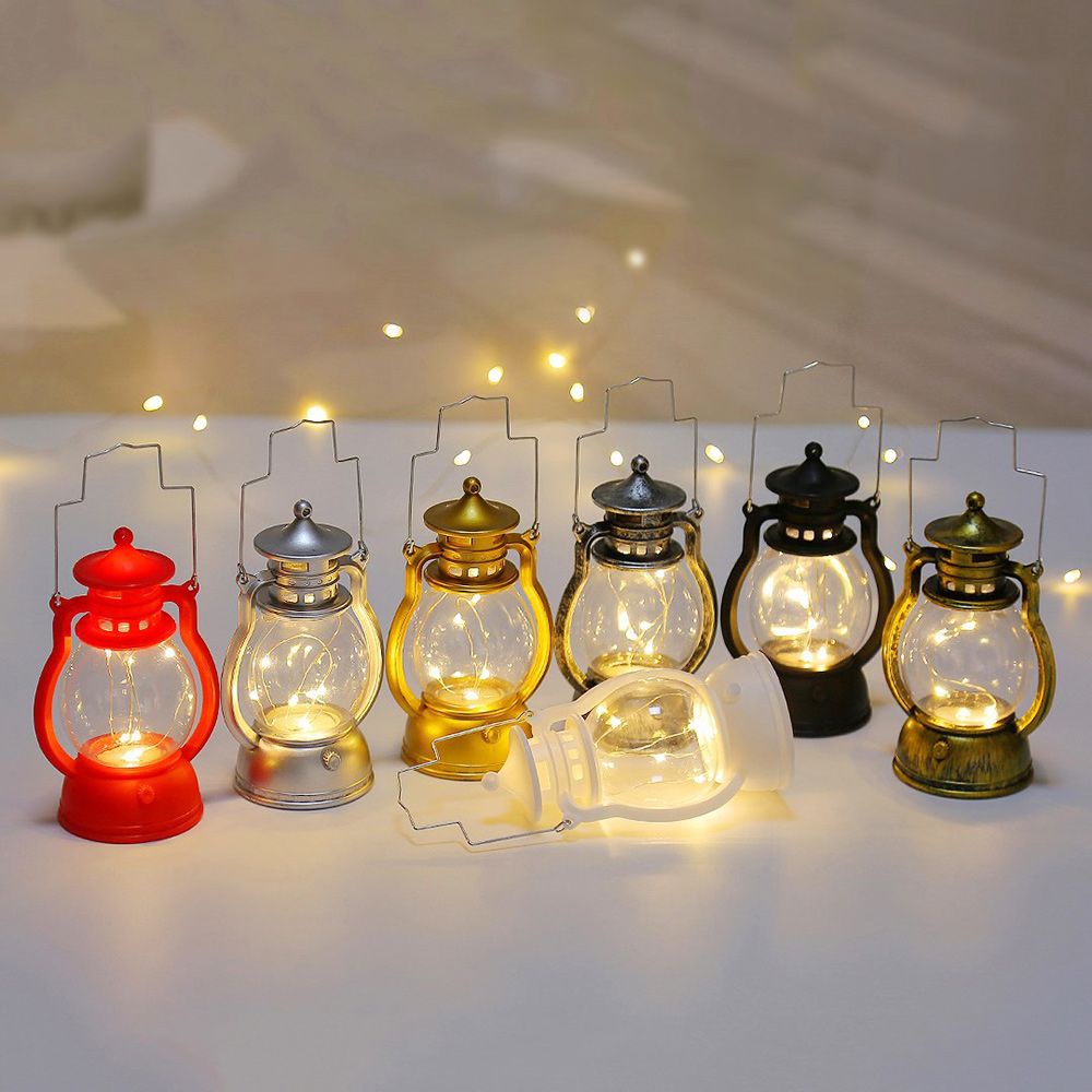 Đèn led kiểu đèn dầu nhiều màu sắc dùng trang trí halloween