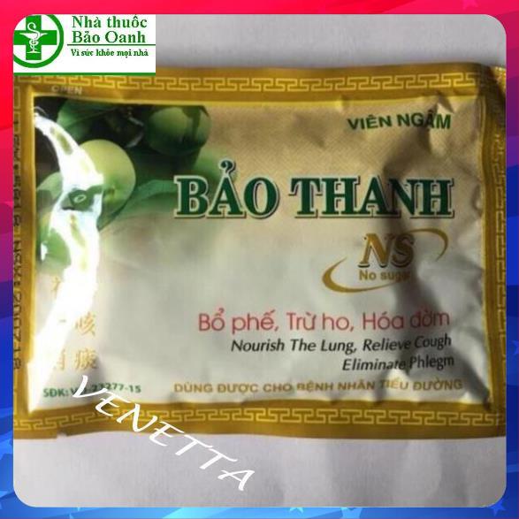 Viên ngậm Bảo Thanh - Vỉ 5 viên