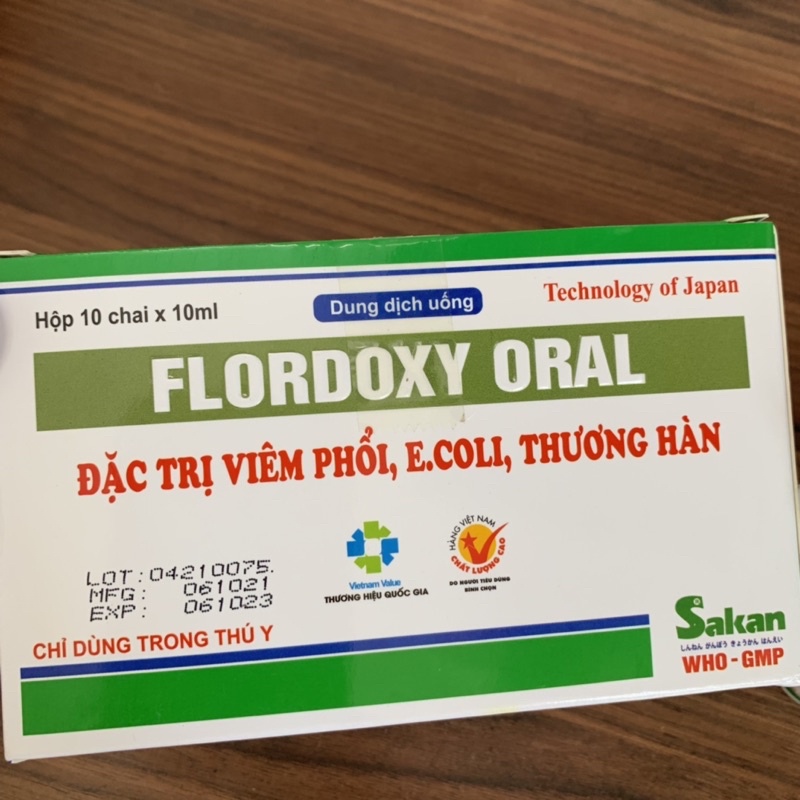 FLODOXY ORAL 1 hộp 10 chai