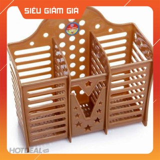 Ống đũa Giỏ đũa 3 ngăn nhựa