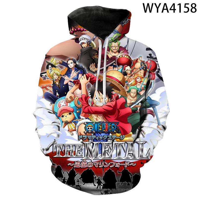 Áo Hoodie In Hình One Piece 3D Thời Trang Đường Phố 2022
