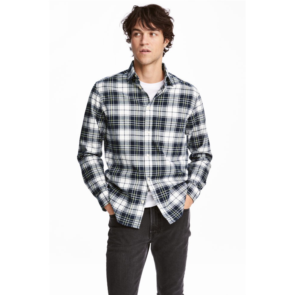 Áo sơ mi flannel HM