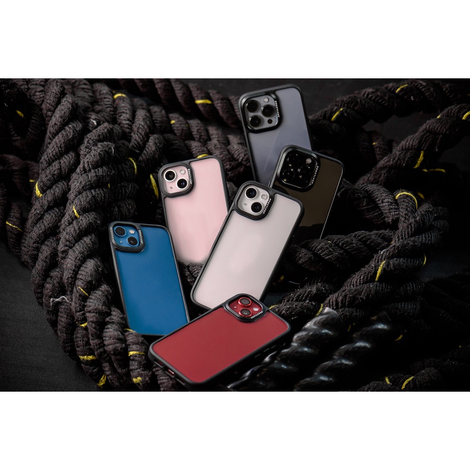 Ốp điện thoại DEVILCASE Phiên Bản Tiêu Chuẩn Viền Đen/Xám/Titan dành cho IPhone13/13Pro/13Pro Max/12/12Pro/12Pro Max