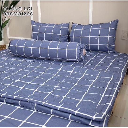 Drap Cotton 100% Thắng Lợi chính hãng Mẫu C15 IN LOGO THẮNG LỢI vệ sinh dễ dàng.