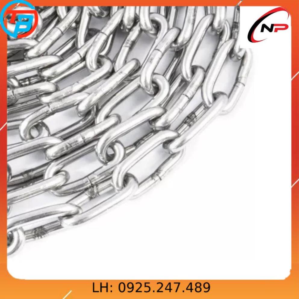 Dây Xích Sắt Mạ Kẽm 5mm(li).Sử dụng cho gia đình,công trình và xí nghiệp.Kimkhinhatphat