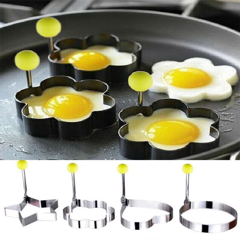 1PC Stainless Steel Fried Egg Shaper Pancake Mould Mold Kitchen Cooking Tools