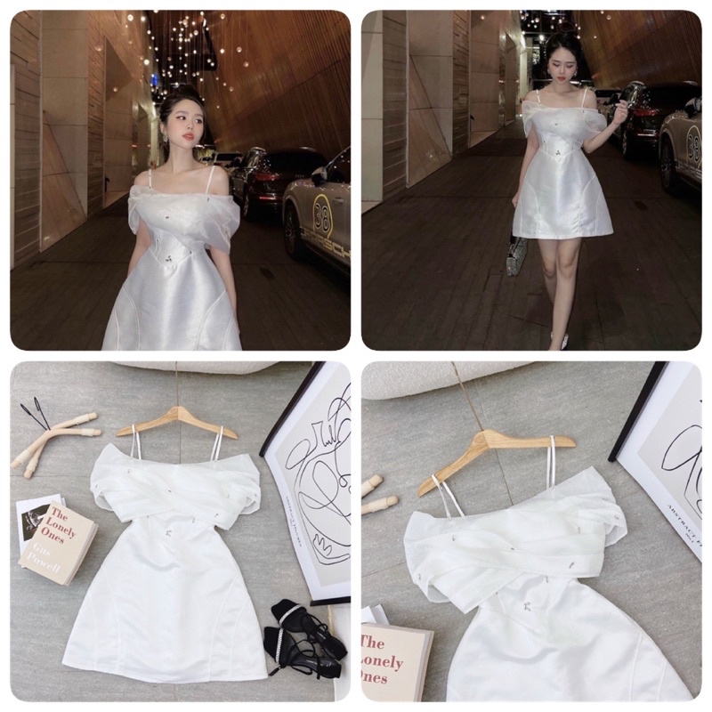 ĐẦM TRỄ VAI NƠ NGỰC XOẮN 2M
