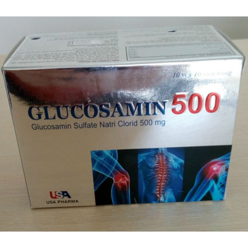 GLUCOSAMIN 500mg – Giúp xương chắc khớp khỏe, ngăn ngừa thoái hóa khớp, tái tạo mô sụn