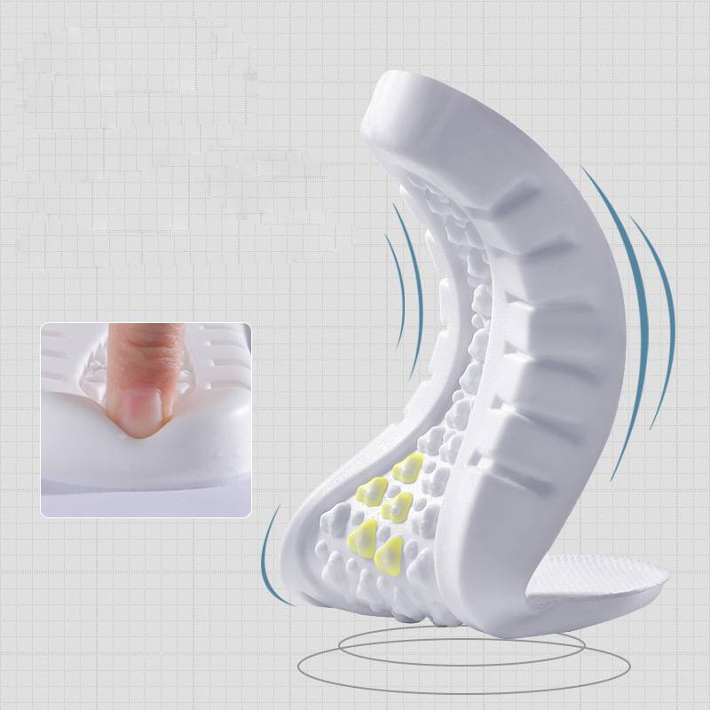 Cặp miếng lót giày bằng EVA mềm mại phong cách co giãn thoáng khí giảm đau thoải mái cho nam và nữ