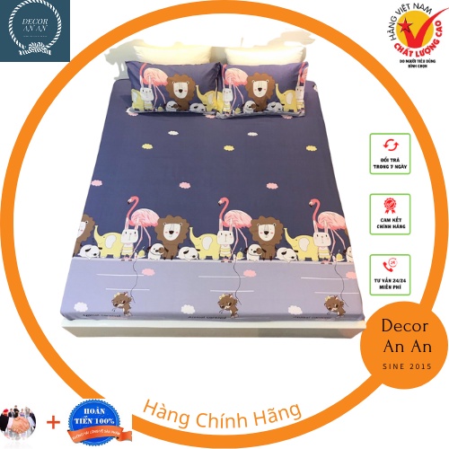 Ga chống thấm cotton HÀN QUỐC CAO CẤP, thoáng mát -Không bí. Size ⚡️M6 ⚡️M8⚡️chọn mẫu.( KHỒNG KÈM VỎ GỐI)⚡️⚡️