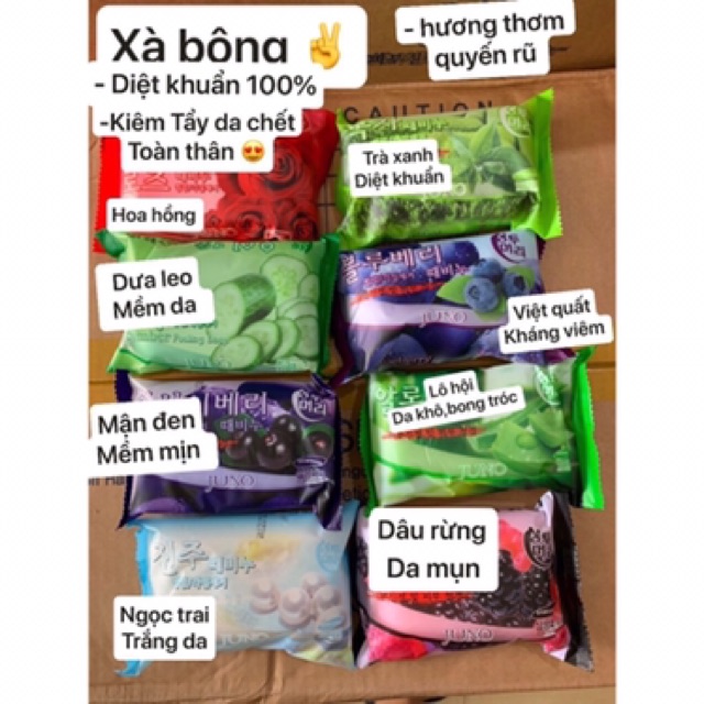 Xà Phòng Tẩy Da Chết Juno Hàn Quốc 150g