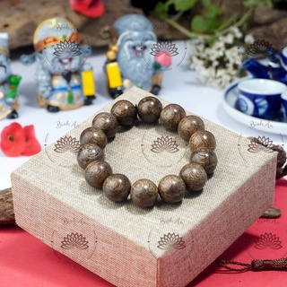 Vòng Tay Trầm Hương Tốc Tự Nhiên Hạt Tròn Đơn - Vòng Tay Phong Thủy - Size Nam Nữ - Natural Agarwood